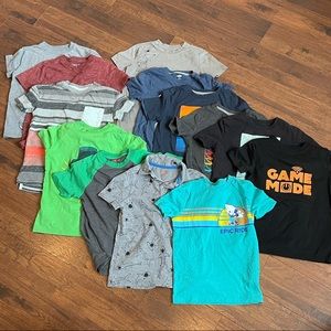 13 boys size 6/7 shirts